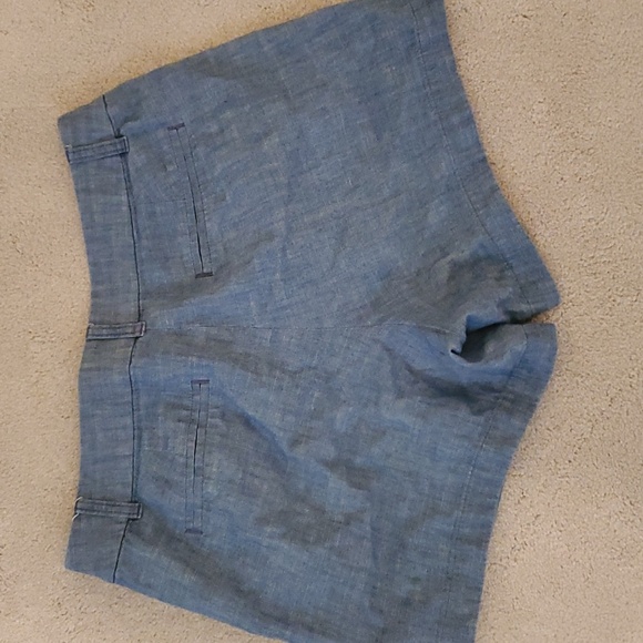 J Crew Factory 5" Classic Chambray Shorts - Picture 2 of 3